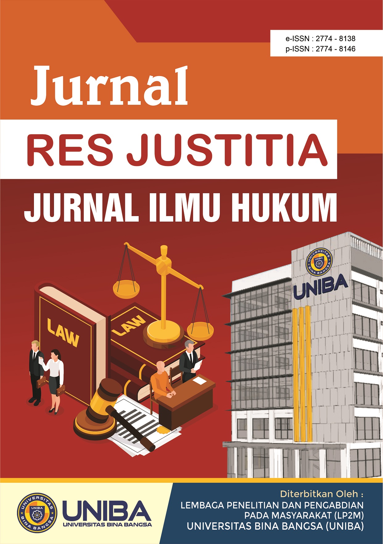 					View Vol. 4 No. 1 (2024): Jurnal Res Justitia : Jurnal Ilmu Hukum
				